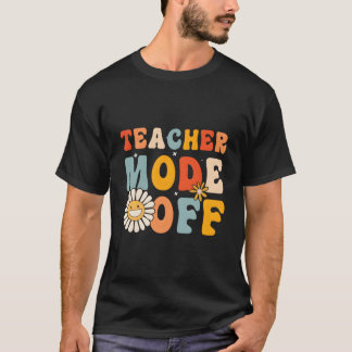 T-shirt Mode Enseignant Désactivé Dernier Jour D'École Bon