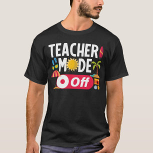 T-shirt Mode Enseignant Désactivé Drôle Dernier Jour De L'