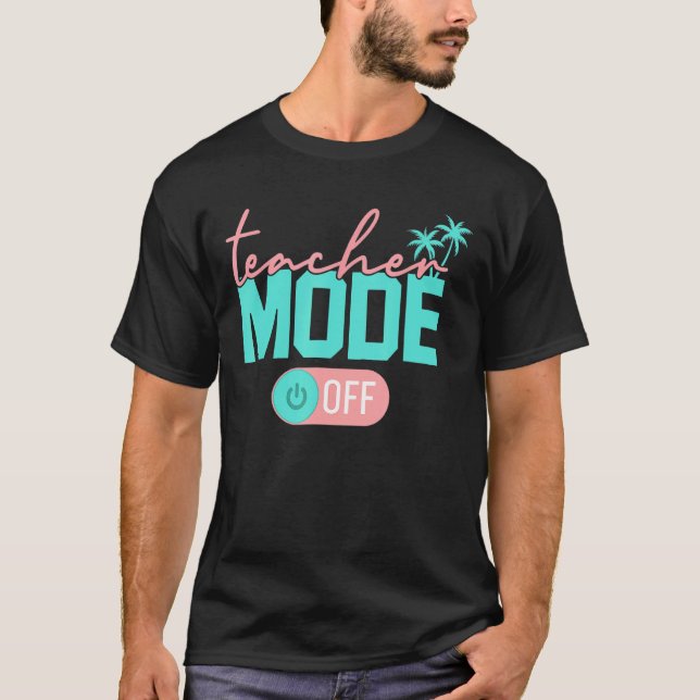 T-shirt Mode Enseignant Happy Dernier Jour De L'École Été  (Devant)