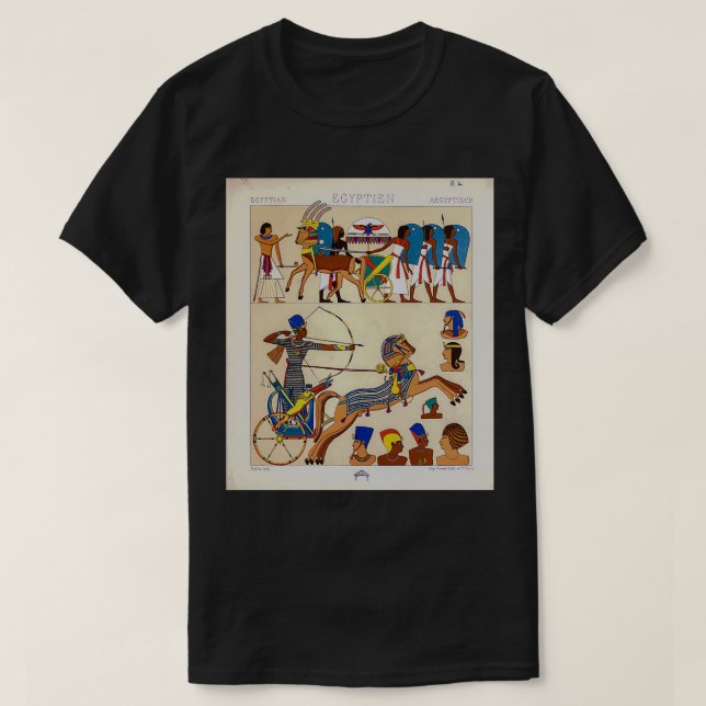 T-shirt Mode et accessoires égyptiens anciens de Gesc (Design devant)