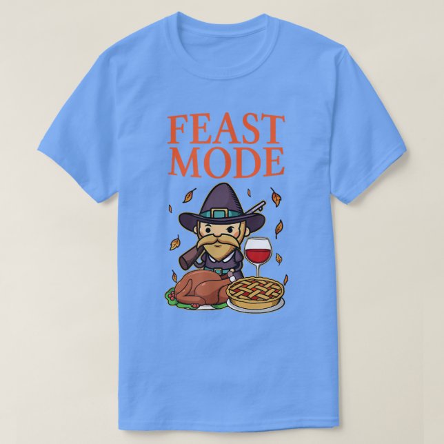 T-shirt Mode fête Bon thanksgiving Turquie Grateful Fami (Design devant)