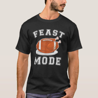 T-shirt Mode Fête Drôle Thanksgiving Turquie Football T Sh