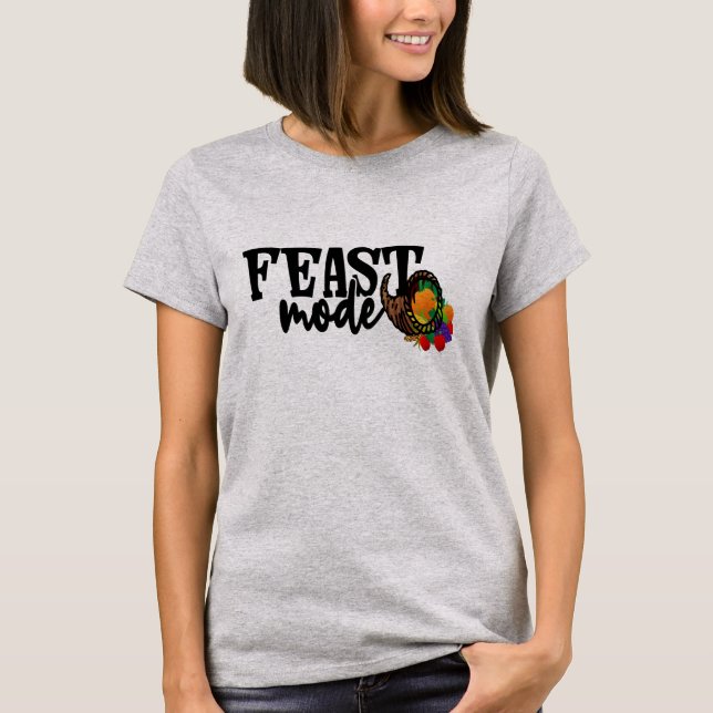 T-shirt "Mode fête" Graphique Imprimer les jours fériés No (Devant)