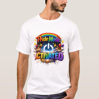 T-shirt Mode Fierté : Activé