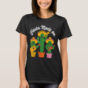 T-shirt Mode fiesta cactus groupe cinco de mayo drôle mexi