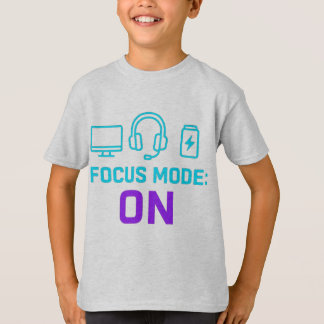 T-shirt Mode Focus activé – Technologie minimaliste