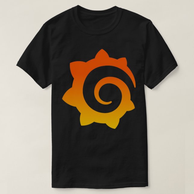 T-shirt Mode foncé de l'icône Grafana (Design devant)