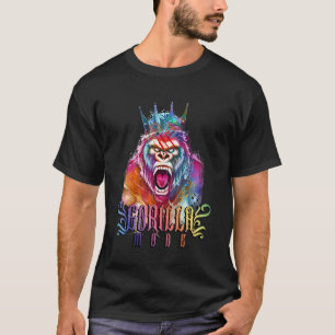 T-shirt Mode Gorilla Motivation Fitness King Beast Entraîn