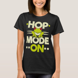 T-shirt Mode Hop Sur Grenouille Arbre Rouge Tad Amphibian