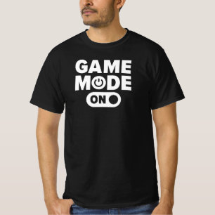 T-shirt Mode Joueur Activé Citation Drôle de Joueur