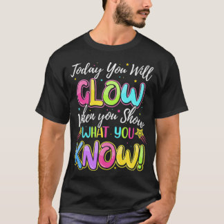 T-shirt Mode Jour D'Essai Sur Les Idées De Test Des Enseig