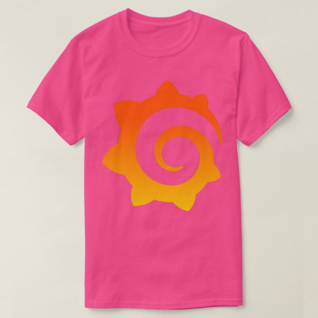 T-shirt Mode lumière de l'icône Grafana (Design devant)