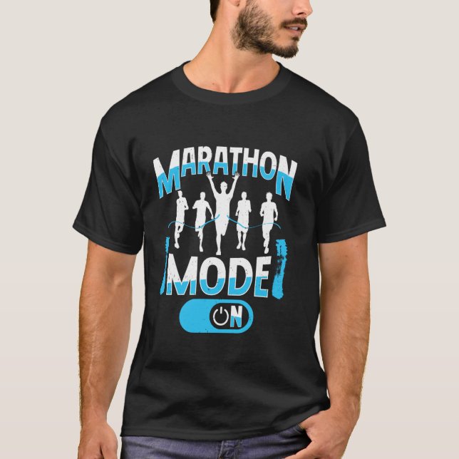 T-shirt MODE MARATHON DU Coureur SUR Marathon amusant (Devant)