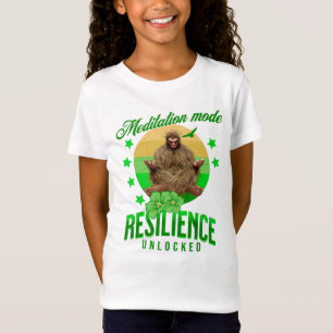 T-Shirt Mode Méditation : Résilience Débloquée Drôle Bigfo