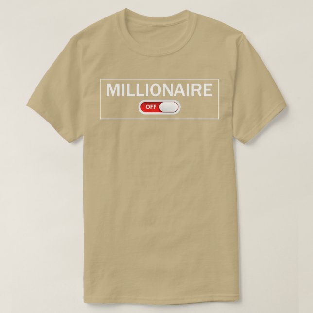 T-shirt Mode Mindset Millionaire Activé (Design devant)