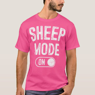 T-shirt Mode mouton sur l'Amoureux des animaux fermier amu
