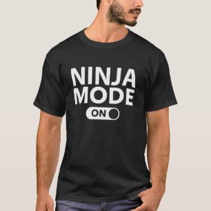 T-shirt Mode Ninja activé
