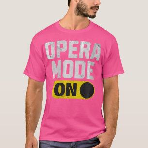 T-shirt Mode opéra féminin sur musique Concert Festival So