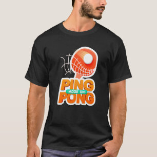 T-shirt Mode Pingpong Sur Table Tennis Ping Pong
