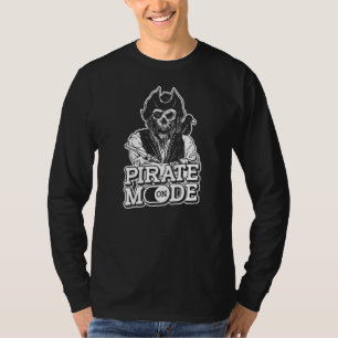 T-shirt Mode Pirate Activé  Drapeau de Navire Pirate Océan