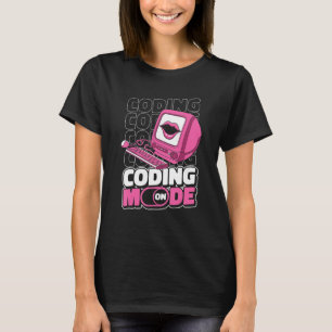 T-shirt Mode programmeur activé Programmation Codage Déve