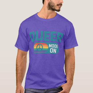 T-shirt Mode Queer activé - Retro LGBTQ