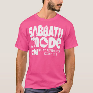 T-shirt Mode Sabbat Sur Le Septième Jour Adventiste Randon