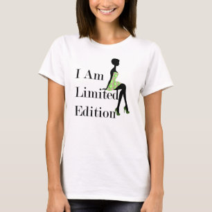 T-shirt Mode Silhouette I Am Limited Edition Citation