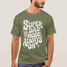 Mode Super Papa : Toujours Sur Rétro Skeleton Tee 