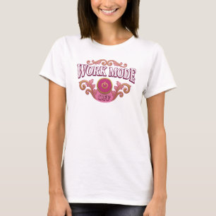 T-shirt Mode Travail Désactivé Rose Contemporain Art Vesti