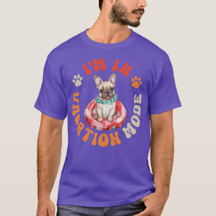 T-shirt Mode Vacances Chien à Chien à Chien en France