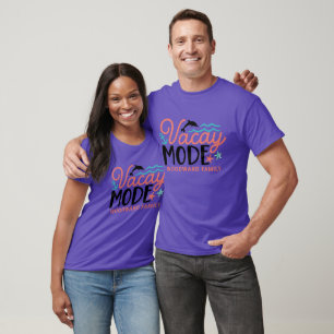 T-shirt Mode Vacay de croisière sur la famille personnalis