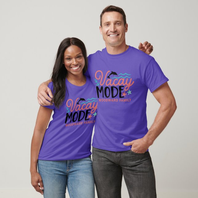 T-shirt Mode Vacay de croisière sur la famille personnalis (Unisexe)