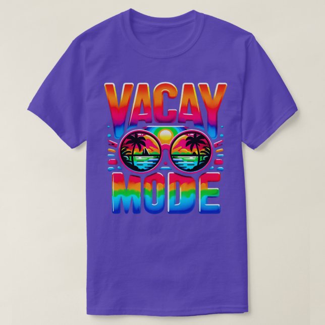 T-shirt Mode Vacay Palm Beach Vacances Summer Getaway Holi (Design devant)