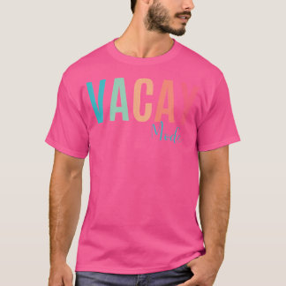 T-shirt Mode Vacay vintage Pour Camping Vacances Familiale