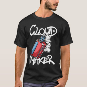 T-shirt mode vape streetwear fumée