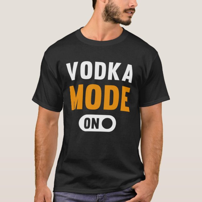 T-shirt Mode Vodka sur (Devant)
