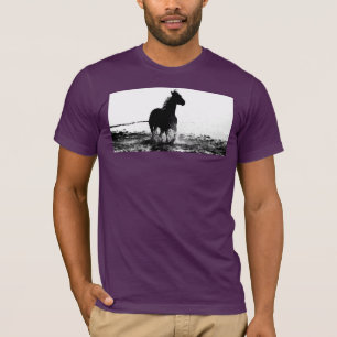 T-shirt Modèle branché à cheval Élégant Pop moderne