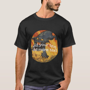 T-shirt modèle chat