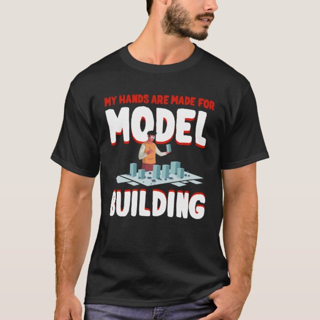 T-shirt Modèle Constructeur de wagons Kit de construction  (Devant)