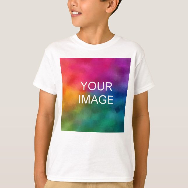 T-shirt Modèle couleur blanche personnalisable Ajouter une (Devant)