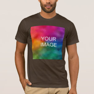 T-shirt Modèle couleur Brown personnalisé Ajouter un logo 