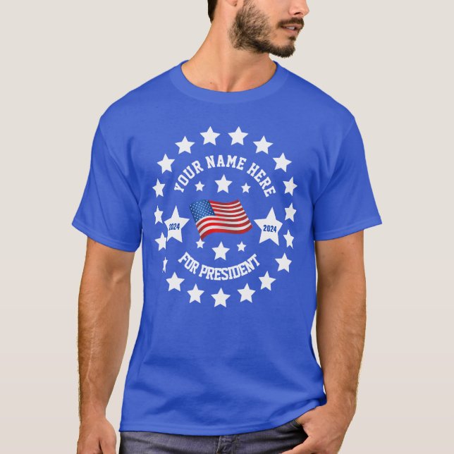 T-shirt Modèle de campagne noire (Devant)