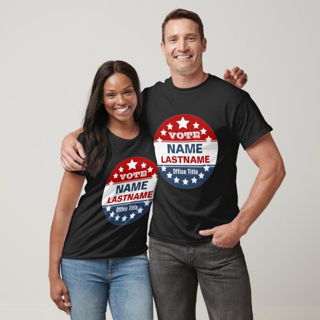 T-shirt Modèle de campagne personnalisé  (Unisexe)