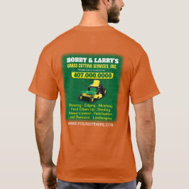 T-shirt Modèle de coupe de l'herbe d'entretien paysager Dr