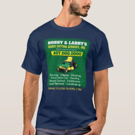 T-shirt Modèle de coupe de l'herbe d'entretien paysager Dr