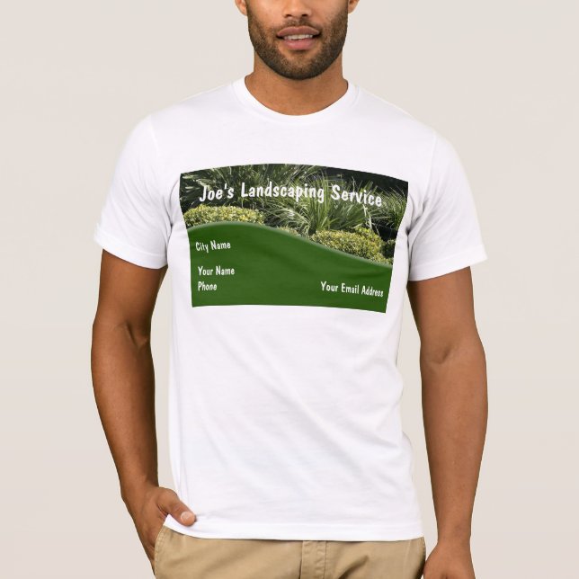 T-shirt Modèle de design de chemise de service payant (Devant)