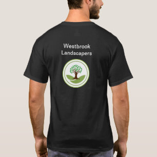 T-shirt Modèle de logos des chemises à paysages de haute q