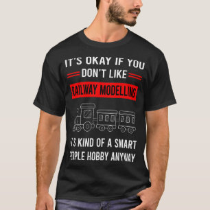 T-shirt Modèle de modélisation ferroviaire Trains ferrovia