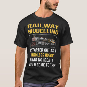 T-shirt Modèle de modélisation ferroviaire Trains ferrovia